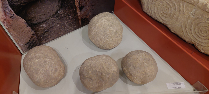 stone balls for the construction of ancient temples, Malta
